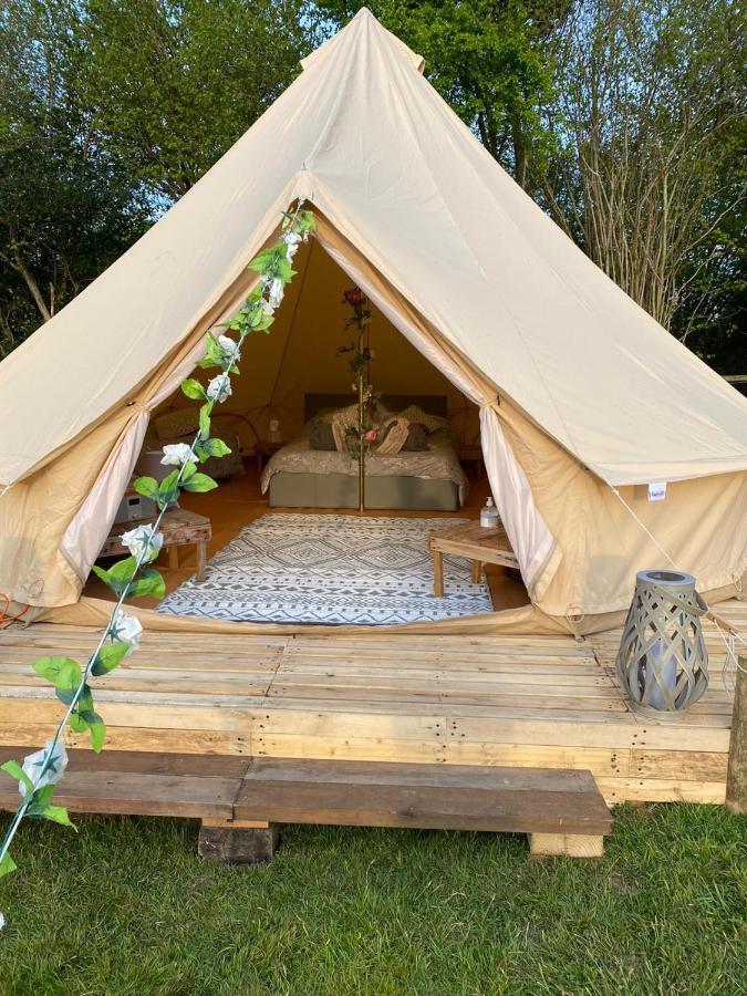Hopgarden Glamping - Luxury 6M Bell Tent Wadhurst Exterior foto